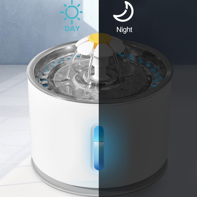 Automatic Cat Flower Fountain with 5 Filters Automatic Cat Flower Fountain with 5 Filters