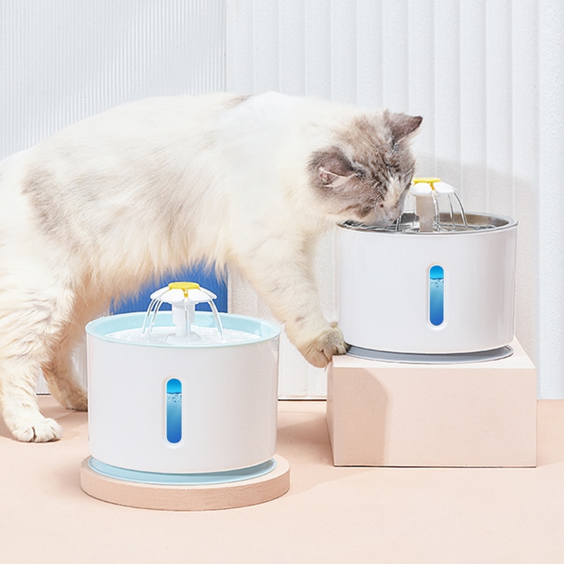 Automatic Cat Flower Fountain with 5 Filters Automatic Cat Flower Fountain with 5 Filters