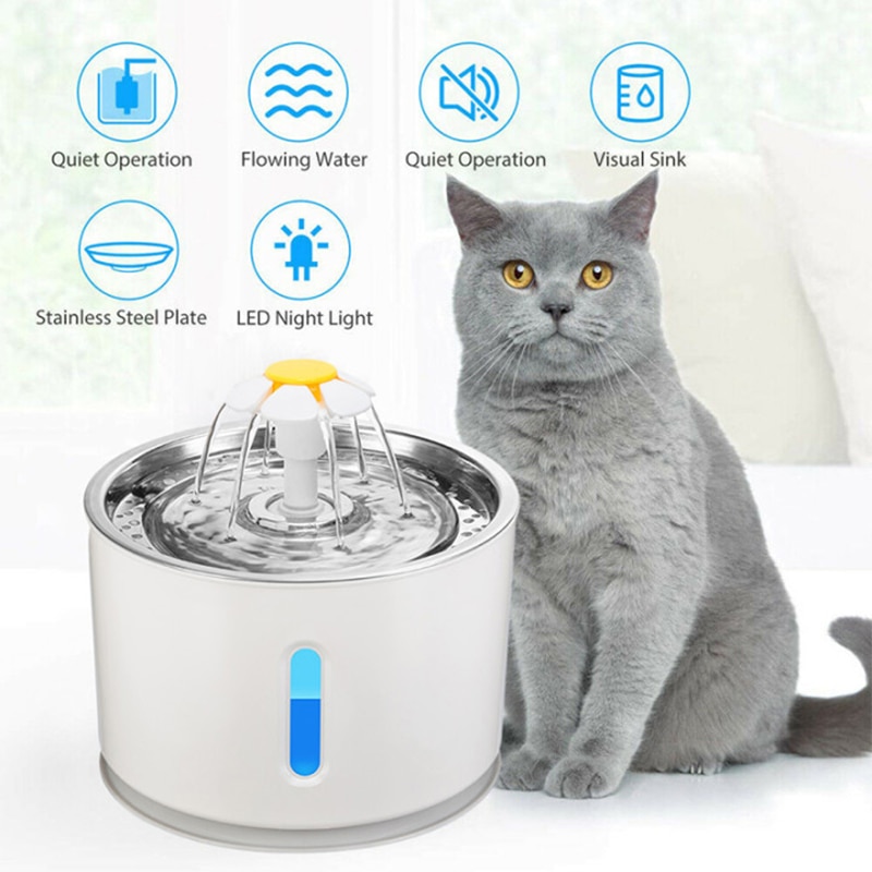 Automatic Cat Water Fountain Dispenser