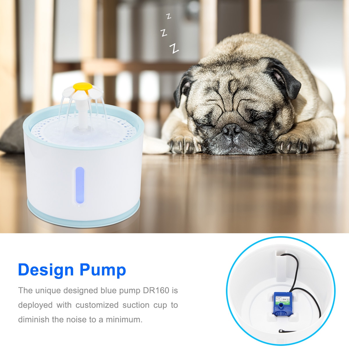 Automatic Cat Water Fountain Dispenser