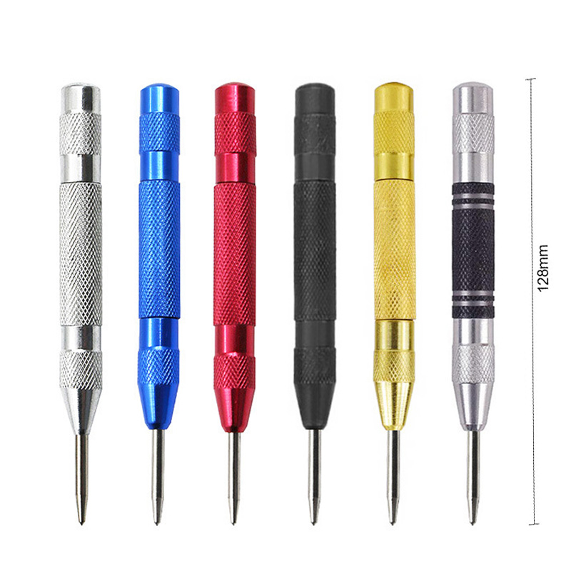 Automatic Centre Punch General Woodworking Metal Drill Adjustable Spring Loaded Automatic Punch Hand Tools for Metal Automatic Centre Punch General Woodworking Metal Drill Adjustable Spring Loaded Automatic Punch Hand Tools for Metal