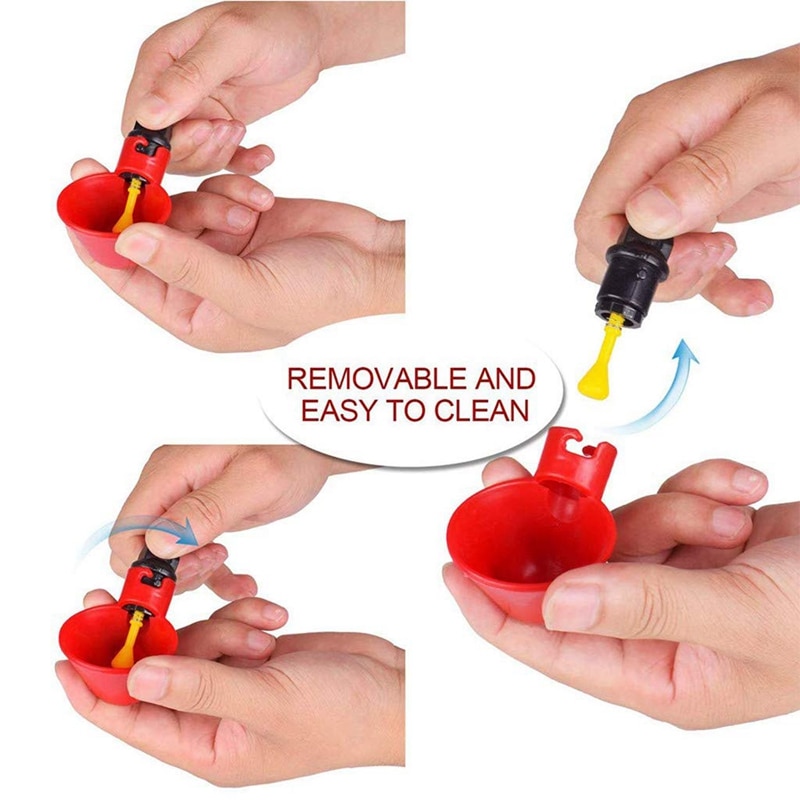 Automatic Chicken Drinking Cups (24Pcs)