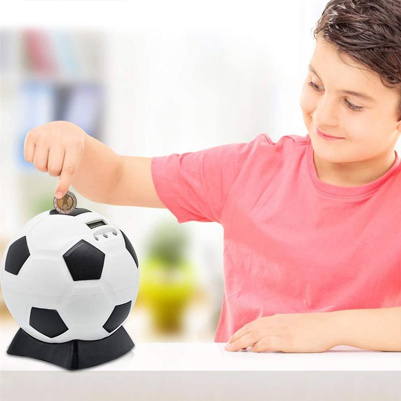 Automatic Counting Soccer Ball Piggy Bank