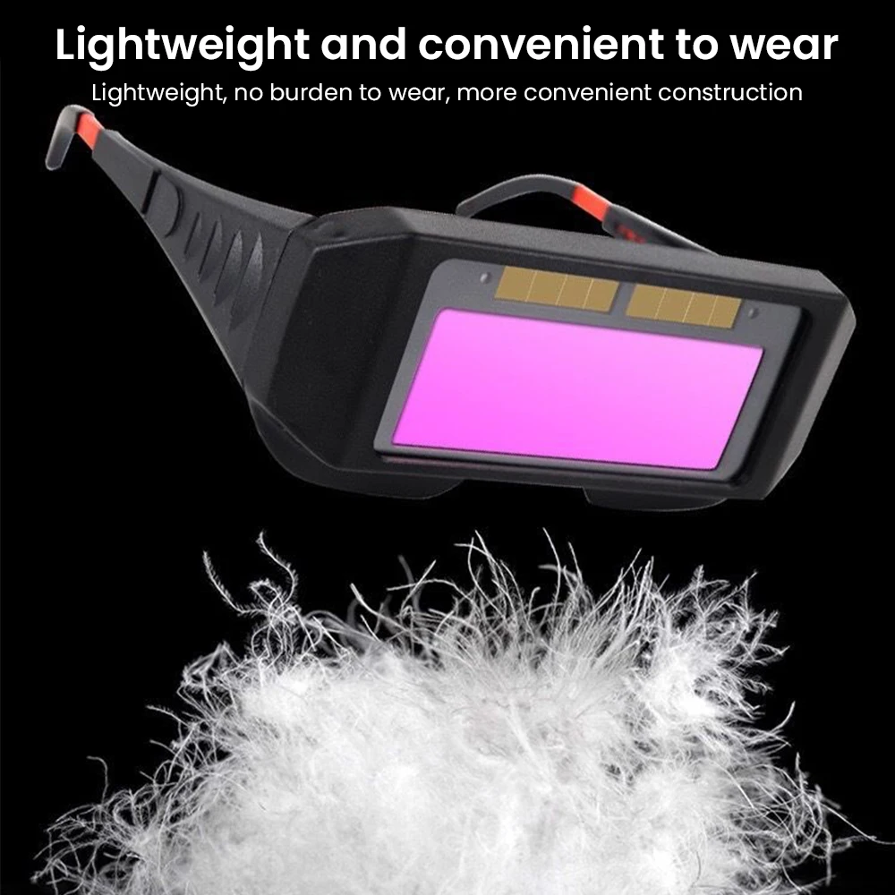 Automatic Dimming Electric Welding Glasses, Mask and Goggles, Two Protection Welding, Argon Arc Welding, Ultraviolet