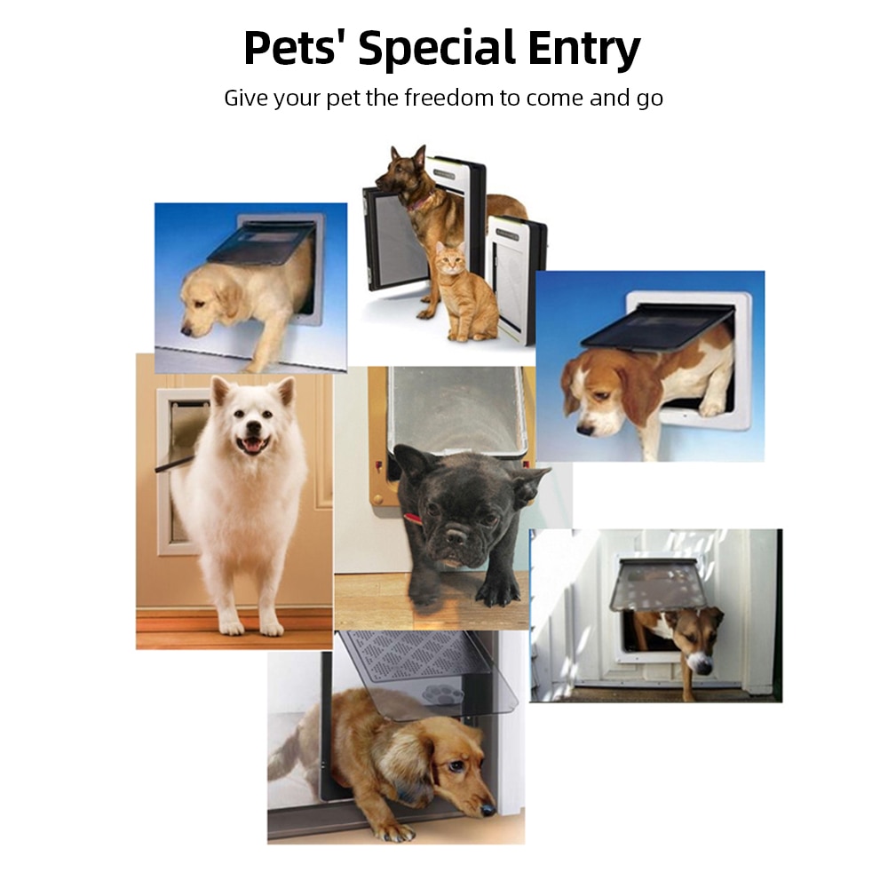 Automatic Dog Door Pet Flap Door Automatic Dog Door Pet Flap Door