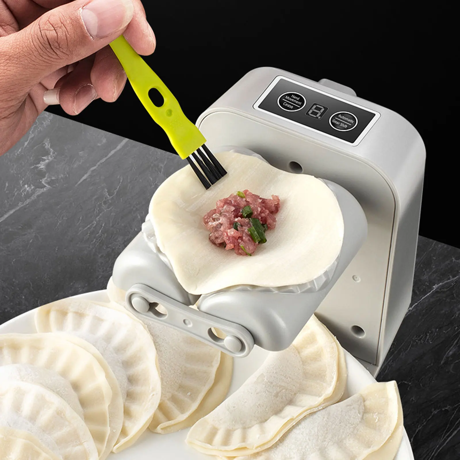 Automatic Electric Dumpling Maker Artifact DIY Machine Mould Pressing Dumpling Skin Manual Mould Rechargeable Kitchen