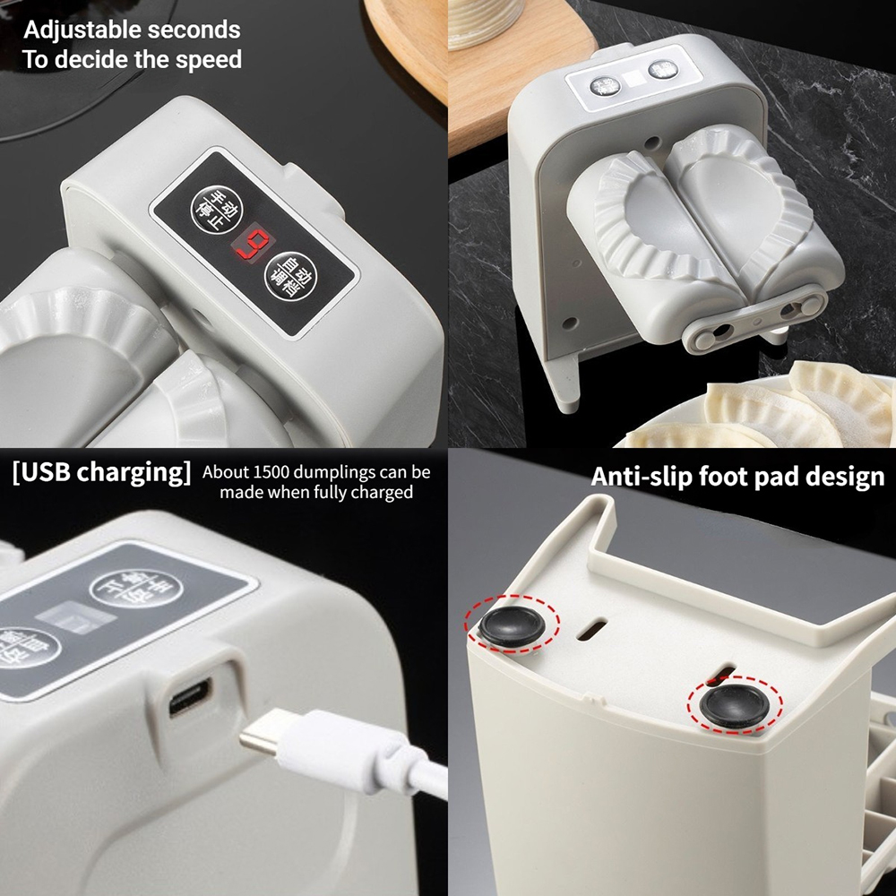 Automatic Electric Dumpling Maker Machine Dumpling Mould Pressing Dumpling Skin Mould Automatic