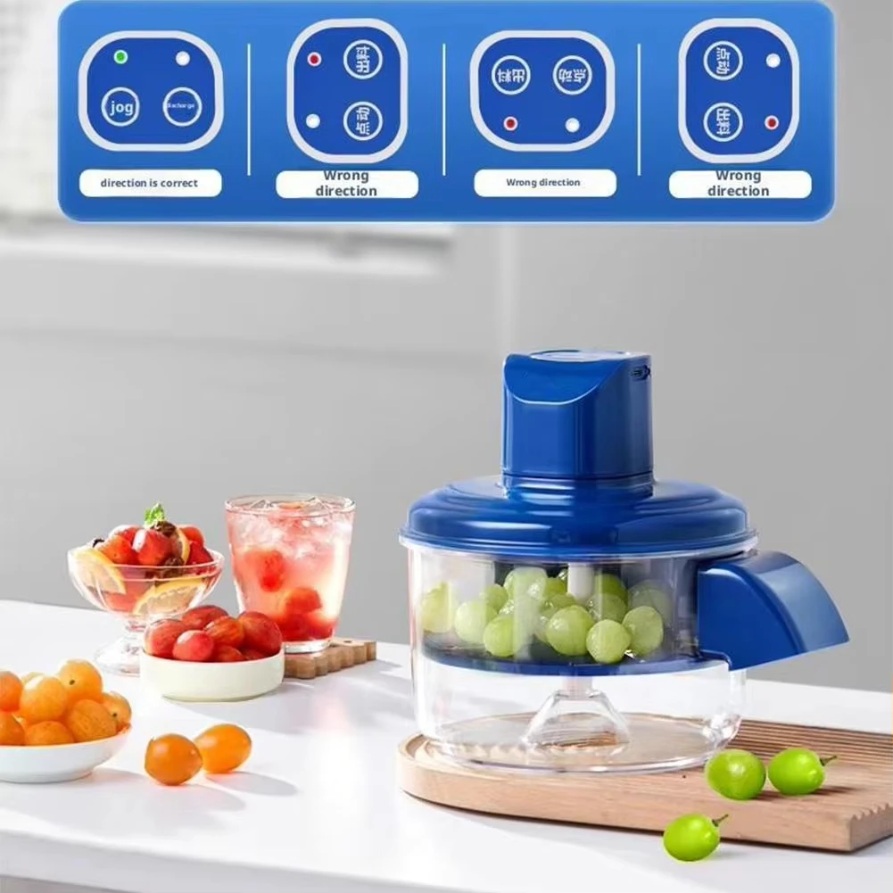 Automatic Electric Grape Peeler Machine – Hands-Free Skin Remover for Berries Fruits, Fruit Prep Tool, Effortless