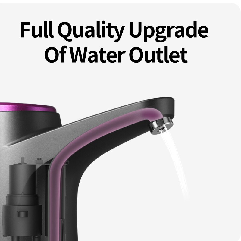Automatic Electric Water Bottle Pump Dispenser Household Gallon Drinking Bottle Switch Smart Water Treatment Appliances Automatic Electric Water Bottle Pump Dispenser Household Gallon Drinking Bottle Switch Smart Water Treatment Appliances