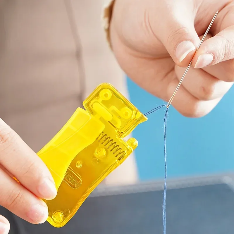 Automatic Needle Threader Thread Device Blind Sewing Quick Threader Hand Sewing Household DIY Cross Stitch Tool Automatic Needle Threader Thread Device Blind Sewing Quick Threader Hand Sewing Household DIY Cross Stitch Tool