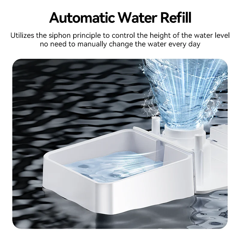 Automatic Pet Feeder Water Fountain 8.5L Button Version Dog Food Dispenser Water Refill 2 in 1 Drinking Feeding Supplies