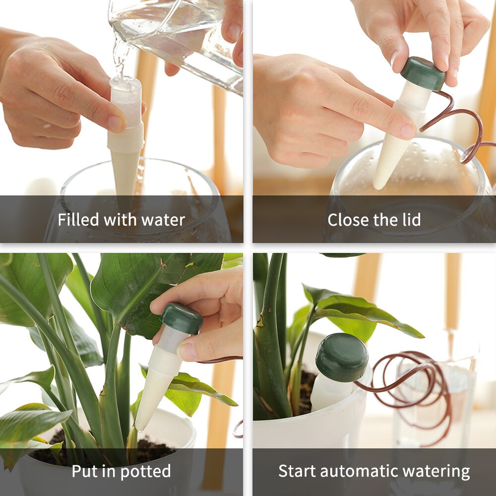 Automatic Plant Waterer 2pcs Drip Automatic Plant Waterer 2pcs Drip