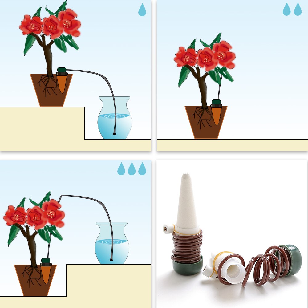 Automatic Plant Waterer 2pcs Drip Automatic Plant Waterer 2pcs Drip