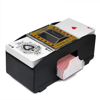 Automatic Playing Card Shuffler Mixer Games Poker Sorter Machine Dispenser Battery Operated