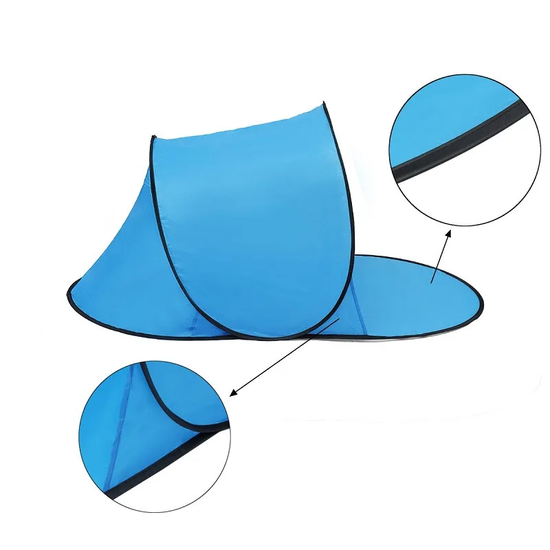 Automatic Pop-Up Outdoor Camping Beach Tent Portable Grassland Tent Summer Sea Park Sunshelter Anti UV Water-Resistant