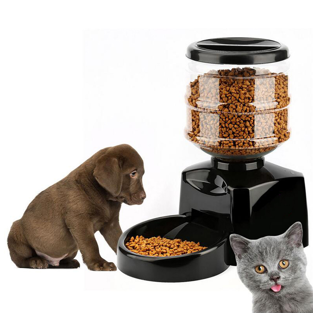Automatic Timed Cat Dog Pet Feeder Food Dispenser Automatic Timed Cat Dog Pet Feeder Food Dispenser