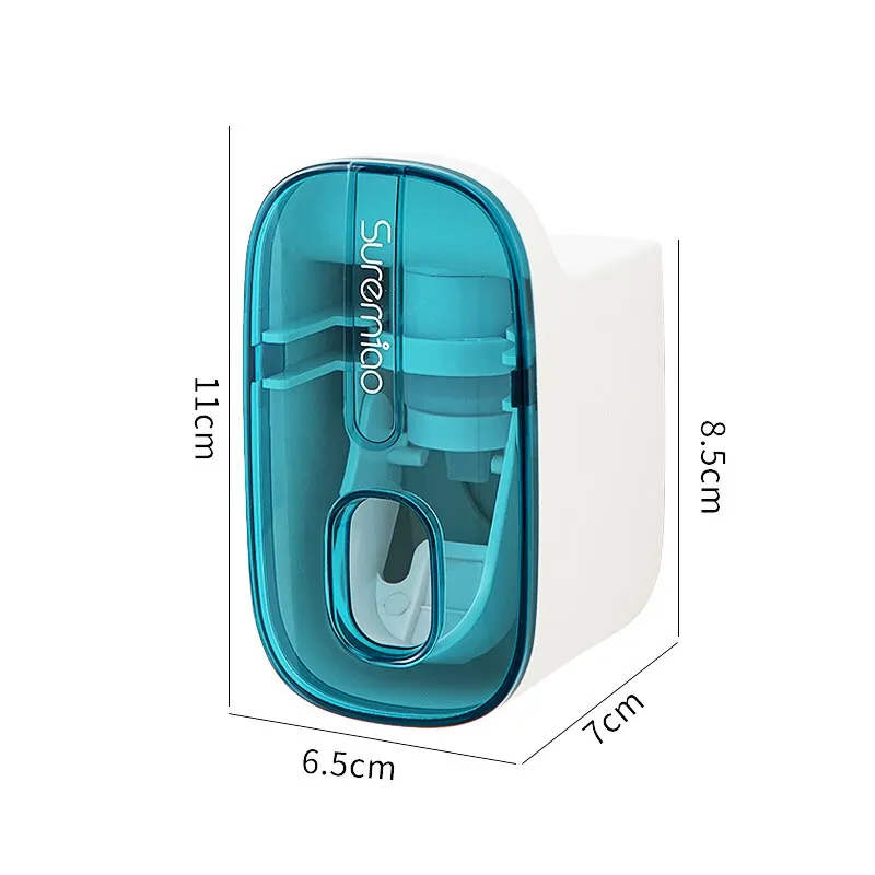 Automatic Toothpaste Dispenser Bathroom Accessories Wall Mount Lazy Toothpaste Squeezer Toothbrush Holder Automatic Toothpaste Dispenser Bathroom Accessories Wall Mount Lazy Toothpaste Squeezer Toothbrush Holder