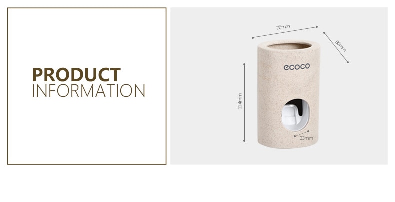 Automatic Toothpaste Dispenser Wall-Mount Automatic Toothpaste Dispenser Wall-Mount