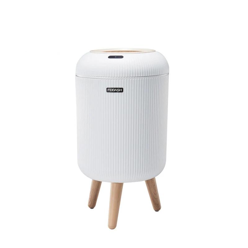 Automatic Trash Can with Lid, Small Plastic Smart Trash Can, Motion Sensor Trash Can for Bedroom, Bathroom, Kitchen Automatic Trash Can with Lid, Small Plastic Smart Trash Can, Motion Sensor Trash Can for Bedroom, Bathroom, Kitchen