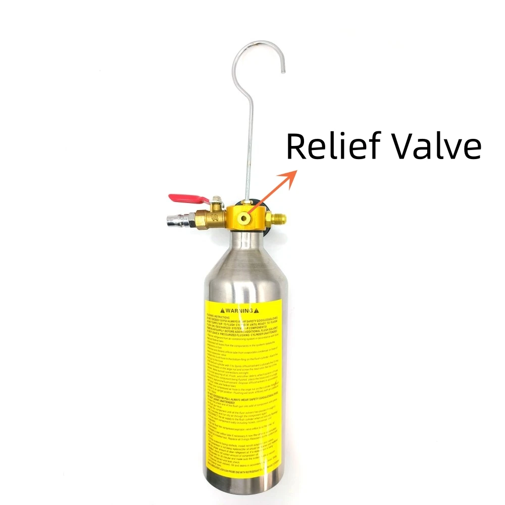 Automotive Air Conditioning Piping Condenser Canister Cleaning Bottle Kits A/C System Flush SET Automotive Air Conditioning Piping Condenser Canister Cleaning Bottle Kits A/C System Flush SET