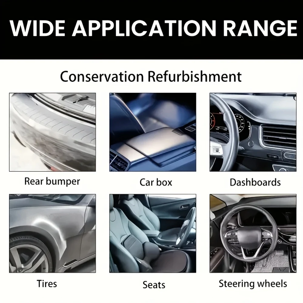 Automotive Plastic Polish and Wax – Chemical Formula for Tire Gloss, Dashboard Brightener, Dashboard & Interior Wax