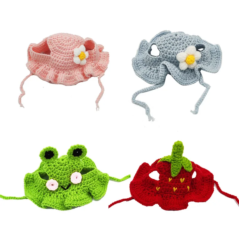 Autumn Winter Cat Hat Elastic Cute Refined Pet Hat Puppy Kittens Knitted Hat Party Photo Shoot Props Decoration Cat Autumn Winter Cat Hat Elastic Cute Refined Pet Hat Puppy Kittens Knitted Hat Party Photo Shoot Props Decoration Cat