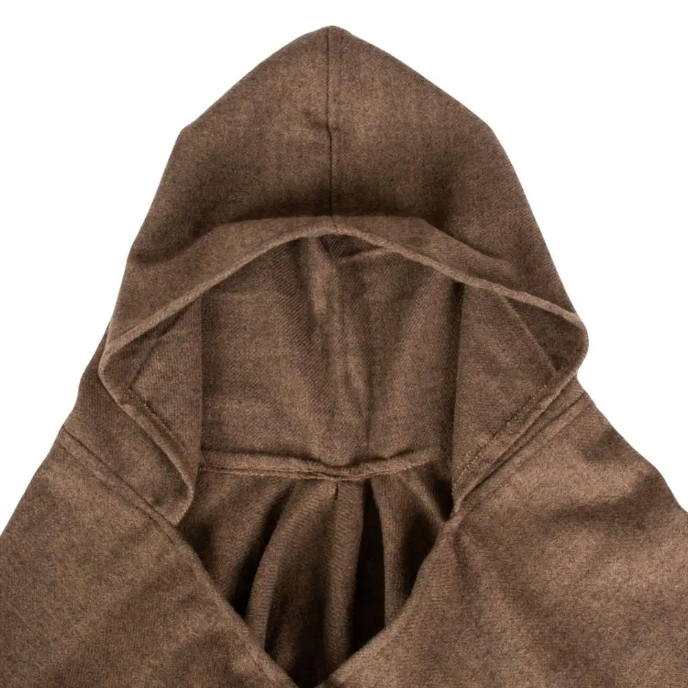 Autumn Winter Stoles Knitted Poncho Cape Hooded Stripe Oversized Cardigan Blanket Long Shawl Scarf Cashmere Pashmina