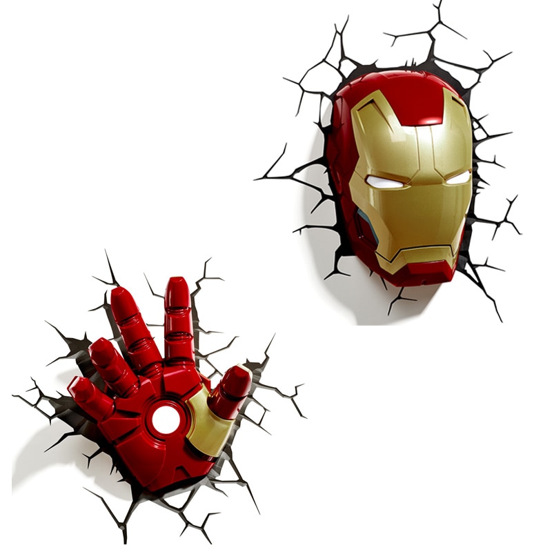 Avengers Wall Lights LED Night Lamp Avengers Wall Lights LED Night Lamp
