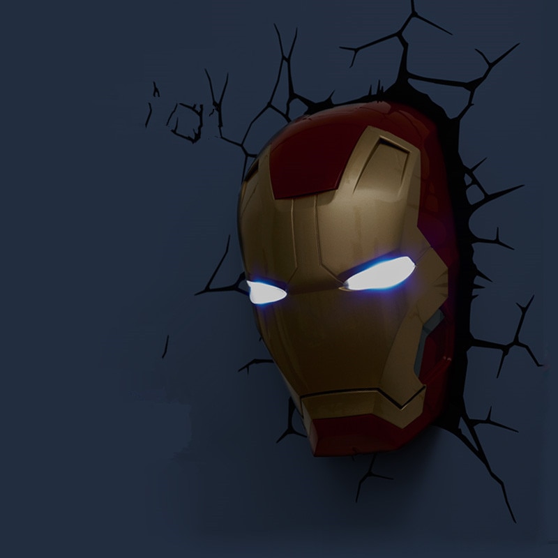 Avengers Wall Lights LED Night Lamp Avengers Wall Lights LED Night Lamp