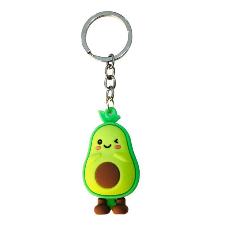Avocado Keychain Rubber Accessory Avocado Keychain Rubber Accessory