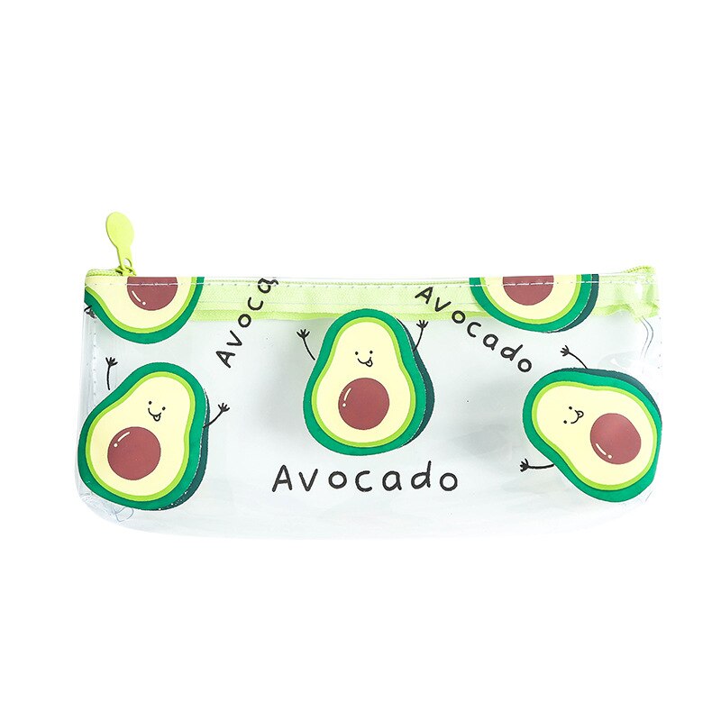 Avocado Pencil Case Transparent Pouch