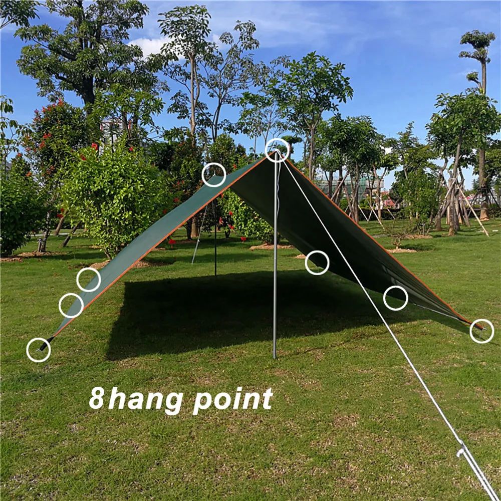 Awning Waterproof Tarp Tent Shade Ultralight Garden Canopy Sunshade Outdoor Camping Tourist Beach Sun Shelter Awning Waterproof Tarp Tent Shade Ultralight Garden Canopy Sunshade Outdoor Camping Tourist Beach Sun Shelter