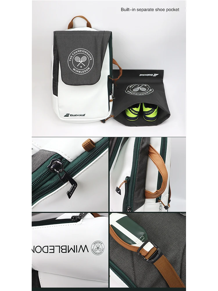 Babolat Tenns Backpack backpack sports badminton becah tennis padel racket bag Shoes Compartment Beach Tennis Bag Babolat Tenns Backpack backpack sports badminton becah tennis padel racket bag Shoes Compartment Beach Tennis Bag