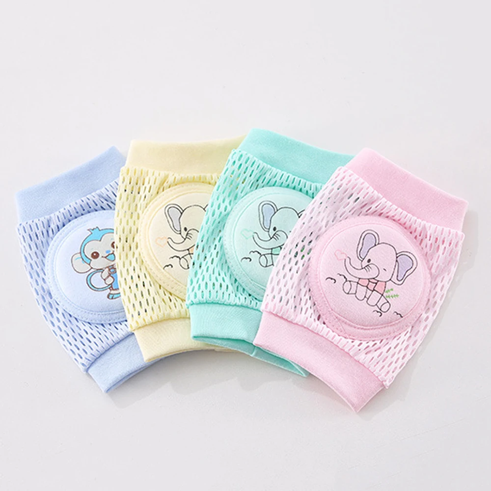 Baby Accessories Knee Pads Safety Boy Girl Kids Crawling Gaiter Toddler Slip Protector Infant Animal Monkey Tiger Dino