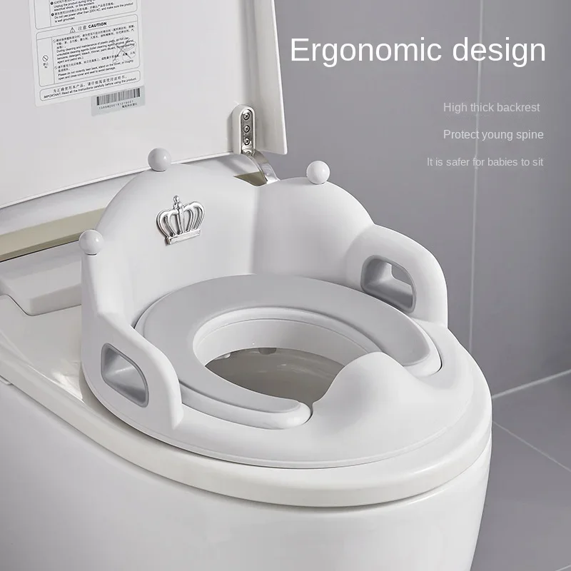 Baby and Child Toilet Seat Ring Female Baby and Little Boy Cushion Bedpan Cover Children's Toilet Household Auxiliary