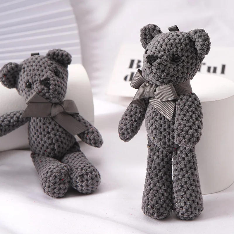 Baby Bear Stuffed Plush Toys Plush Animals Cute Bag Key Pendant Children Dolls