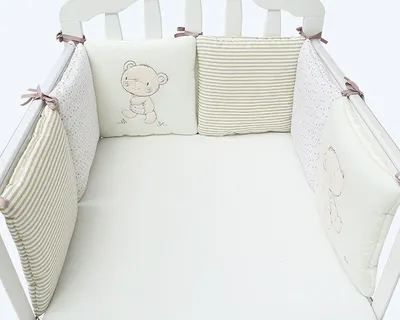 Baby Bed Bumper 6-Piece Set Baby Bed Bumper 6-Piece Set