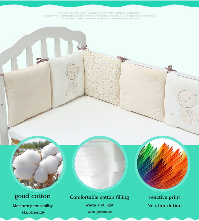 Baby Bed Bumper 6-Piece Set Baby Bed Bumper 6-Piece Set