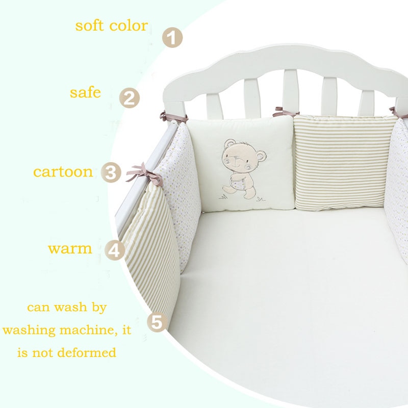 Baby Bed Bumper 6-Piece Set Baby Bed Bumper 6-Piece Set