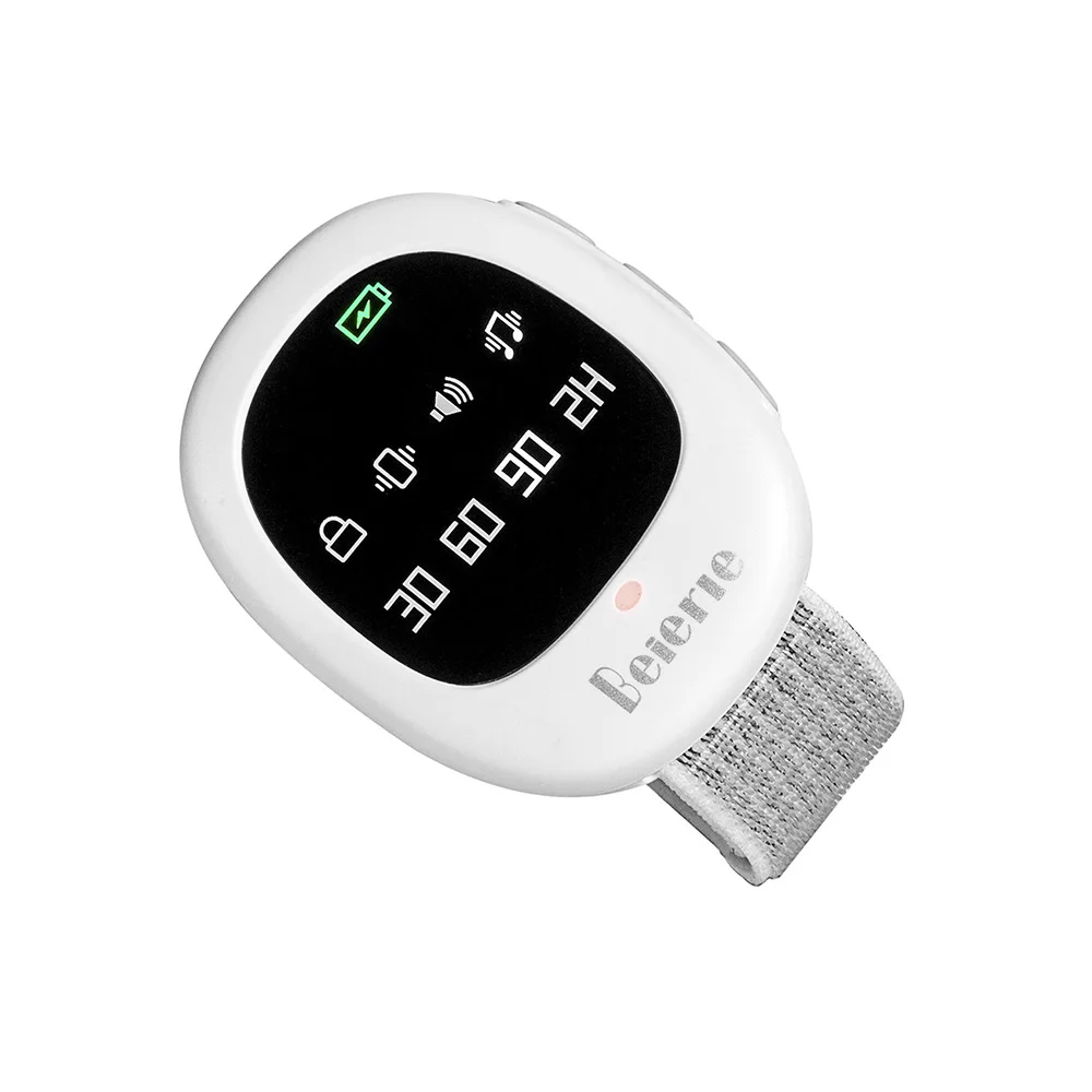 Baby Bedwetting Alarm Wireless Charging Wee Alarm Bedwetting Sensor for Kid Potty Training with Volume Vibration and