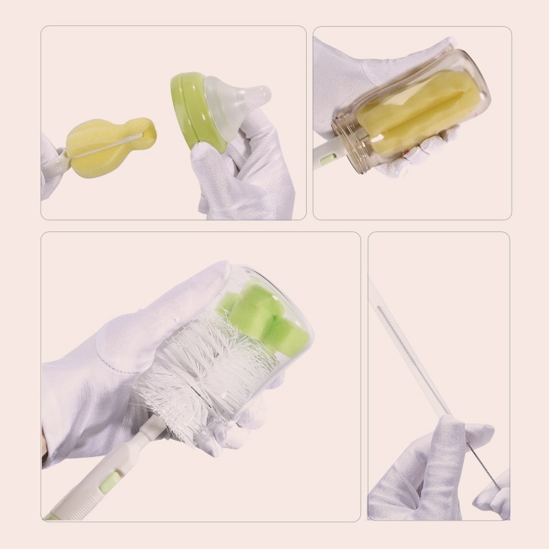 Baby Bottle Cleaner Brush Set Baby Bottle Cleaner Brush Set