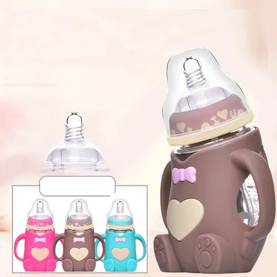 Baby Bottle with Handles Cute Feeding Bottle Baby Bottle with Handles Cute Feeding Bottle