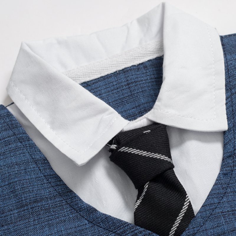 Baby Boy Clothes Summer Cotton Formal Romper Gentleman Tie Outfit Newborn One-Piece Clothing Handsome Button Jumpsuit