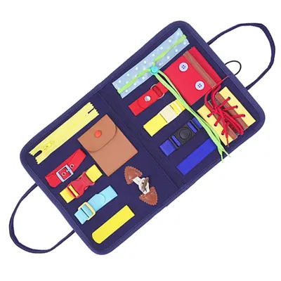 Baby Busy Board Montessori Toy Baby Busy Board Montessori Toy