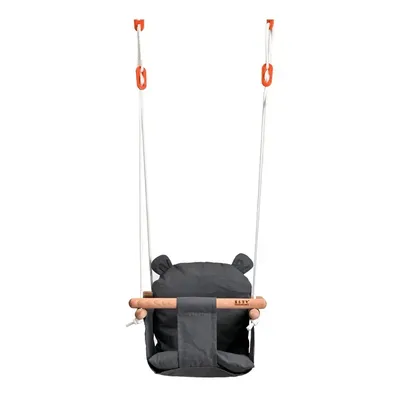 Baby Canvas Swing Chair Hanging Wood Children Kindergarten Toy Outside Indoor Small Basket Beige Swinging Rocking Chair Baby Canvas Swing Chair Hanging Wood Children Kindergarten Toy Outside Indoor Small Basket Beige Swinging Rocking Chair