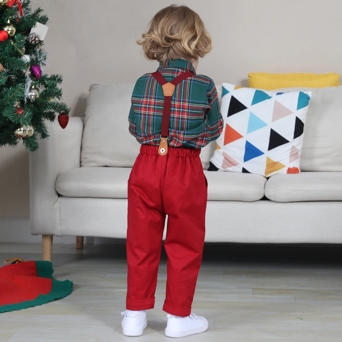 Baby Christmas Outfit Boy Kids Gentleman Formal Suit Toddler Suspenders Clothing Set Infant Party Dress Shirt Baby Christmas Outfit Boy Kids Gentleman Formal Suit Toddler Suspenders Clothing Set Infant Party Dress Shirt