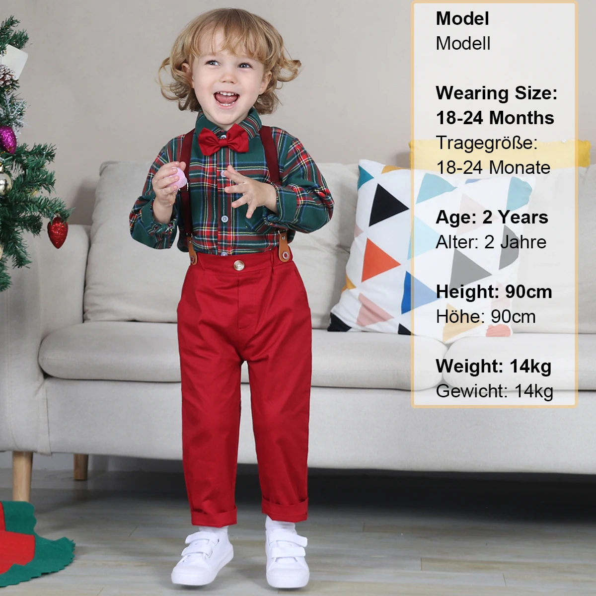 Baby Christmas Outfit Boy Kids Gentleman Formal Suit Toddler Suspenders Clothing Set Infant Party Dress Shirt Baby Christmas Outfit Boy Kids Gentleman Formal Suit Toddler Suspenders Clothing Set Infant Party Dress Shirt