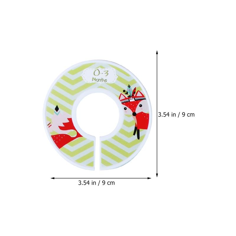 Baby Clothes Dividers 12-Piece Hanging Tags Baby Clothes Dividers 12-Piece Hanging Tags