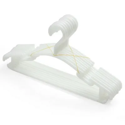 Baby Clothes Hanger White Set (10pcs) Baby Clothes Hanger White Set (10pcs)