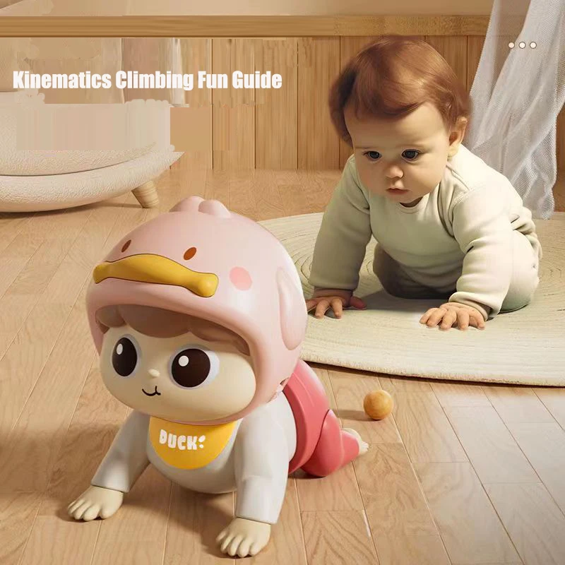 Baby Crawling Toys with Sound Electric Baby Doll Toy for Toddler Learn To Climb Educational Toddler Moving Toy Gift Baby Crawling Toys with Sound Electric Baby Doll Toy for Toddler Learn To Climb Educational Toddler Moving Toy Gift